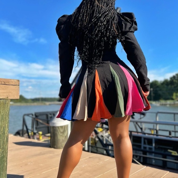 Fit and Flare Blazer Dress - Picture 2 of 4